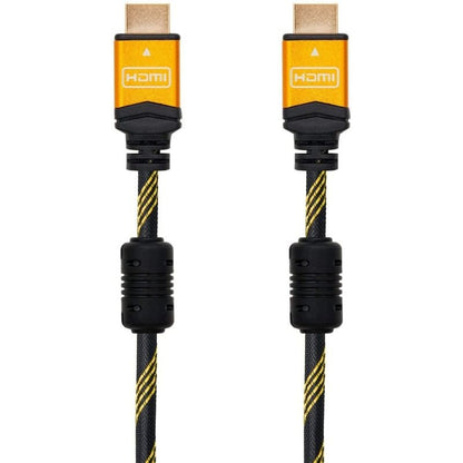 Cabo HDMI 2.0 4K Nanocable 10.15.1602/ HDMI Macho - HDMI Macho/ 1.5m/ Preto/ Laranja