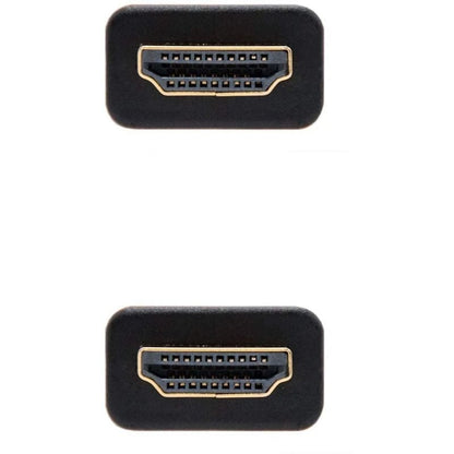 Cabo HDMI 2.0 4K Nanocable 10.15.1602/ HDMI Macho - HDMI Macho/ 1.5m/ Preto/ Laranja