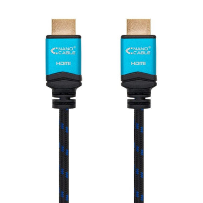 Cabo HDMI 2.0 4K Nanocable 10.15.3702/ HDMI Macho - HDMI Macho/ 2m/ Preto/ Azul