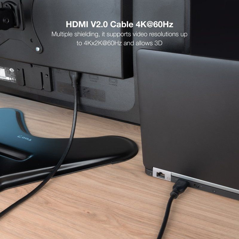 Cabo HDMI 2.0 4K CCS Nanocable 10.15.3907/ HDMI Macho - HDMI Macho/ 7m/ Preto