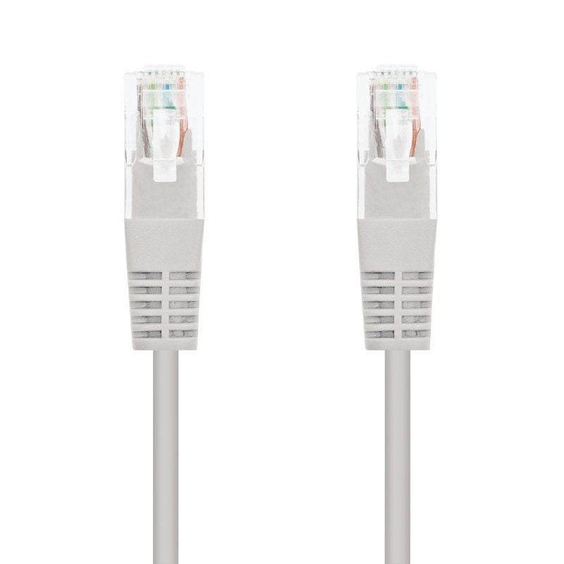 Cabo de Rede RJ45 UTP Nanocable 10.20.1305 Cat.6/ 5m/ Cinzento