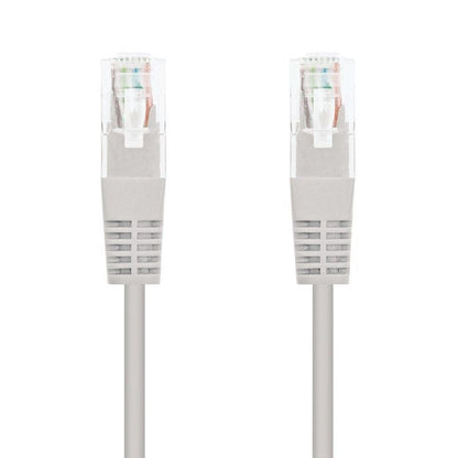 Cabo de Rede RJ45 UTP Nanocable 10.20.1305 Cat.6/ 5m/ Cinzento