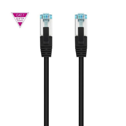 Cabo de Rede RJ45 SFTP Nanocable 10.20.1700-L25-BK Cat.7/ 25cm/ Preto