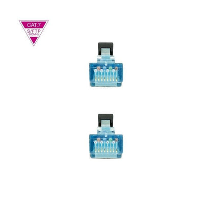 Cabo de Rede RJ45 SFTP Nanocable 10.20.1700-L25-BK Cat.7/ 25cm/ Preto