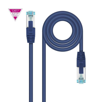 Cabo de Rede RJ45 SFTP Nanocable 10.20.1701-BL Cat.7/ 1m/ Azul