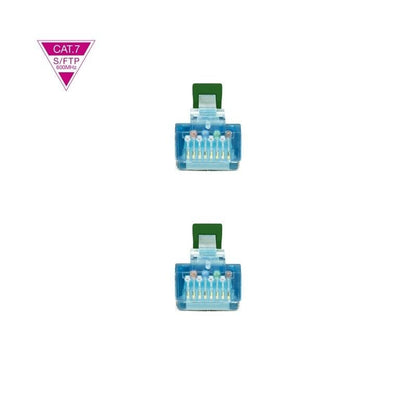 Cabo de Rede RJ45 SFTP Nanocable 10.20.1701-GR Cat.7/ 1m/ Verde