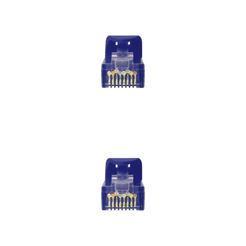 Cabo de Rede RJ45 UTP Nanocable 10.20.1800-L25-BL Cat.6A/ LSZH/ 25cm/ Azul
