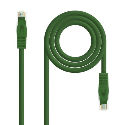 Cabo de Rede RJ45 UTP Nanocable 10.20.1800-L25-GR Cat.6A/ LSZH/ 25cm/ Verde