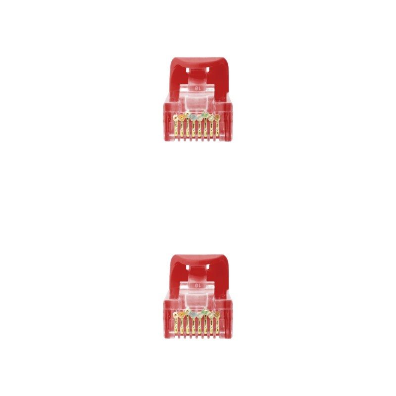 Cable de Red RJ45 UTP Nanocable 10.20.1800-L25-R Cat.6A/ LSZH/ 25cm/ Rojo