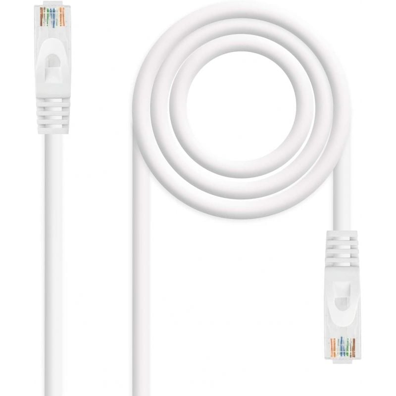 Cabo de Rede RJ45 UTP Nanocable 10.20.1807 Cat.6A/ 7m/ Cinzento