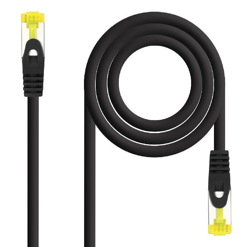 Cabo de Rede RJ45 SFTP Nanocable 10.20.1900-L25-BK Cat.6A/ LSZH/ 25cm/ Preto