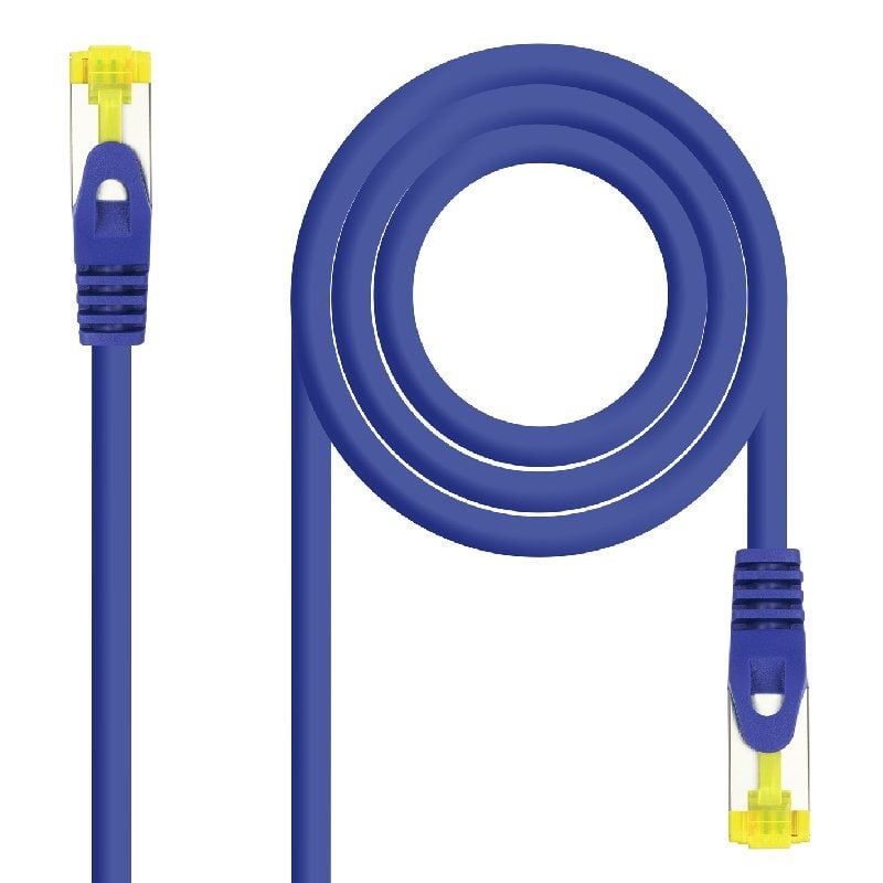Cabo de Rede RJ45 SFTP Nanocable 10.20.1900-L25-BL Cat.6A/ LSZH/ 25cm/ Azul