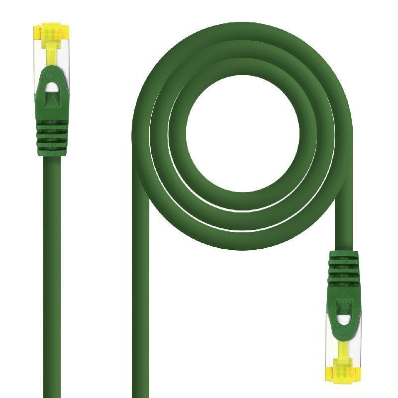 Cabo de Rede RJ45 SFTP Nanocable 10.20.1900-L25-GR Cat.6A/ LSZH/ 25cm/ Verde