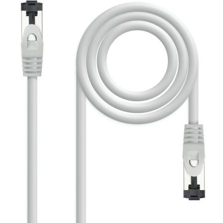 Cable de Red RJ45 SSTP Nanocable 10.20.2001 Cat.8.1/ 1m/ Gris