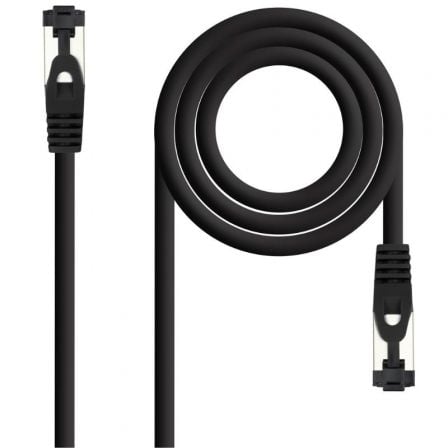 Cable de Red RJ45 SSTP Nanocable 10.20.2007-BK Cat.8.1/ 7m/ Negro