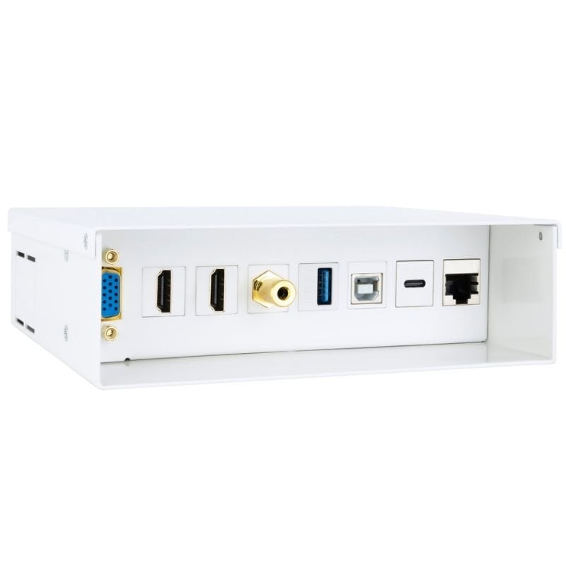 Caixa de Ligações Nanocable 10.35.0004/ VGA - 2x HDMI - Jack 3.5 - USB 3.0 - USB Tipo-C - USB 2.0 - RJ45