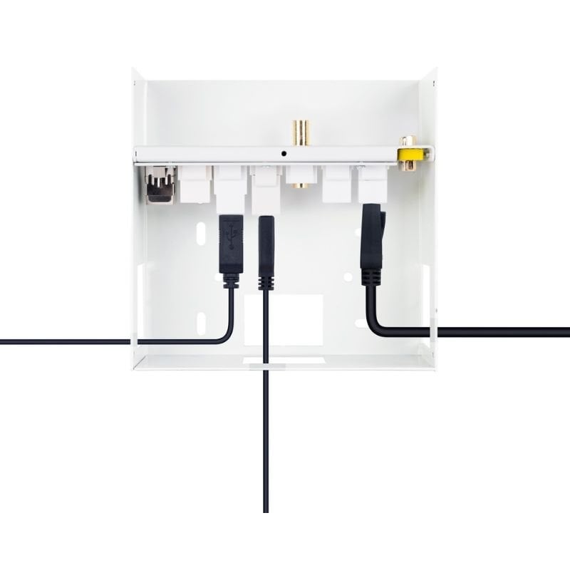 Caixa de Ligações Nanocable 10.35.0004/ VGA - 2x HDMI - Jack 3.5 - USB 3.0 - USB Tipo-C - USB 2.0 - RJ45