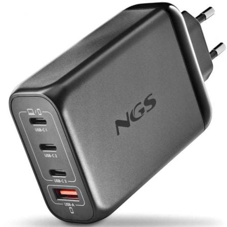 Cargador de Portátil GaN NGS BUD 140W/ 140W/ Automático/ Voltaje 5-21V