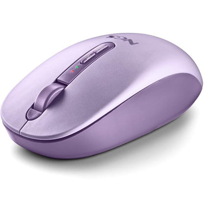Ratón Ergonómico Inalámbrico NGS Fog Dual FOGDUALPURPLE Silencioso/ Hasta 1600 DPI/ Púrpura