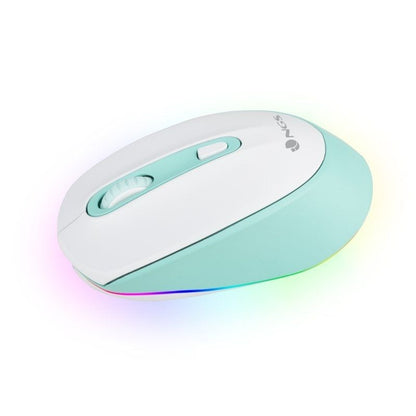 Rato Sem Fios NGS Smog Mint-RB/ Bateria recarregável/ Até 2400 DPI/ Verde Menta