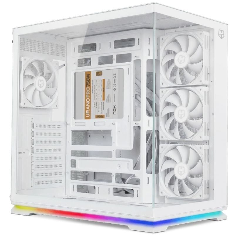 Caixa Gaming Semitorre Nox Hummer Galaxy/ Branca