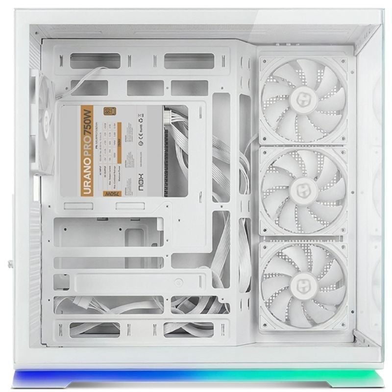 Caixa Gaming Semitorre Nox Hummer Galaxy/ Branca