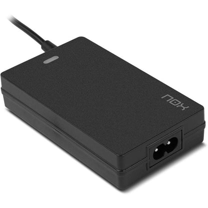Cargador de Portátil Nox 65W/ 65W/ 1xUSB/ Automático/ 10 Conectores/ Voltaje 15-20V