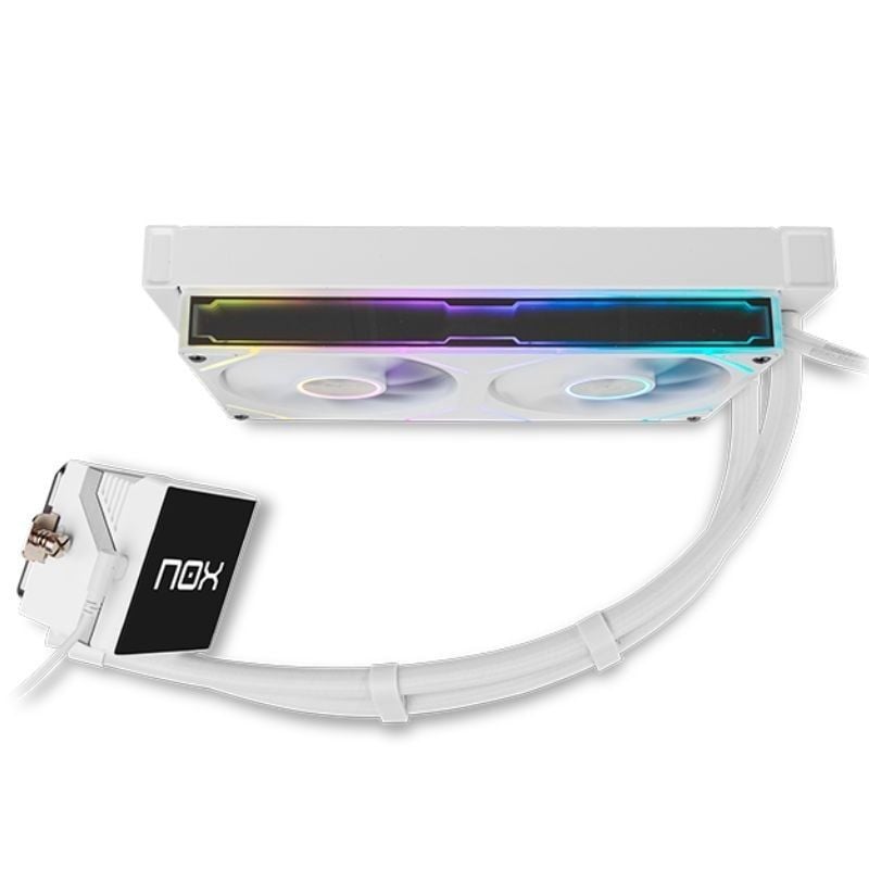 Sistema de Refrigeração Líquida Nox M-240 LCD/ Branco
