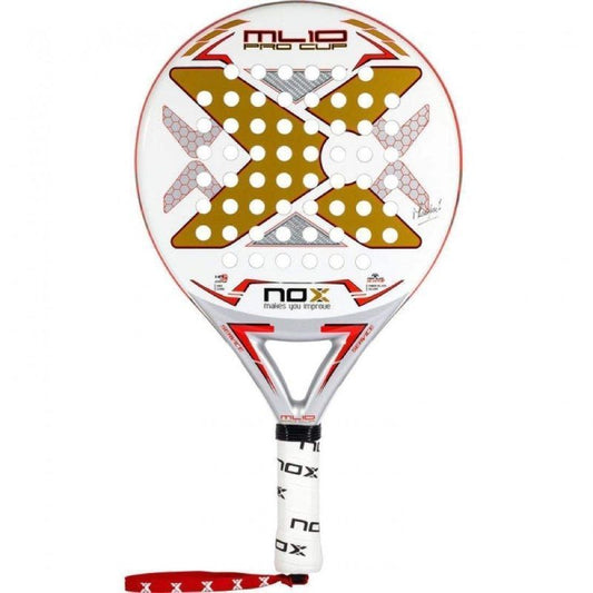 Raquete de Padel NoxSport ML10 Pro Cup 2023/ Branca