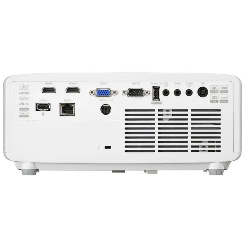 Proyector Láser Optoma ZH401e/ 4600 Lúmenes/ Full HD/ HDMI-VGA-RS232/ Blanco