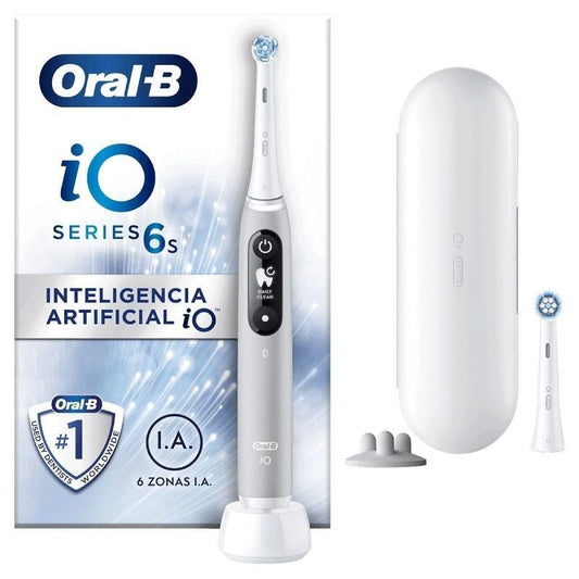 Escova de Dentes Oral-B iO Série 6S/ Inclui 2 Recargas/ Cinzento