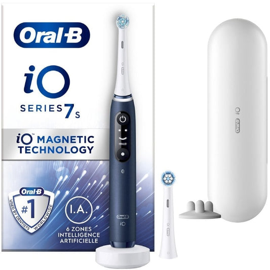 Escova de Dentes Oral-B iO Série 7S/ Inclui 2 Recargas/ Azul
