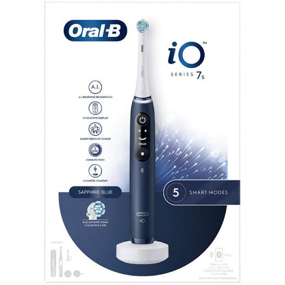 Escova de Dentes Oral-B iO Série 7S/ Inclui 2 Recargas/ Azul