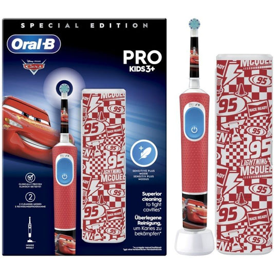 Escova de Dentes Oral-B Pro Kids Carros / Inclui 1 Recarga