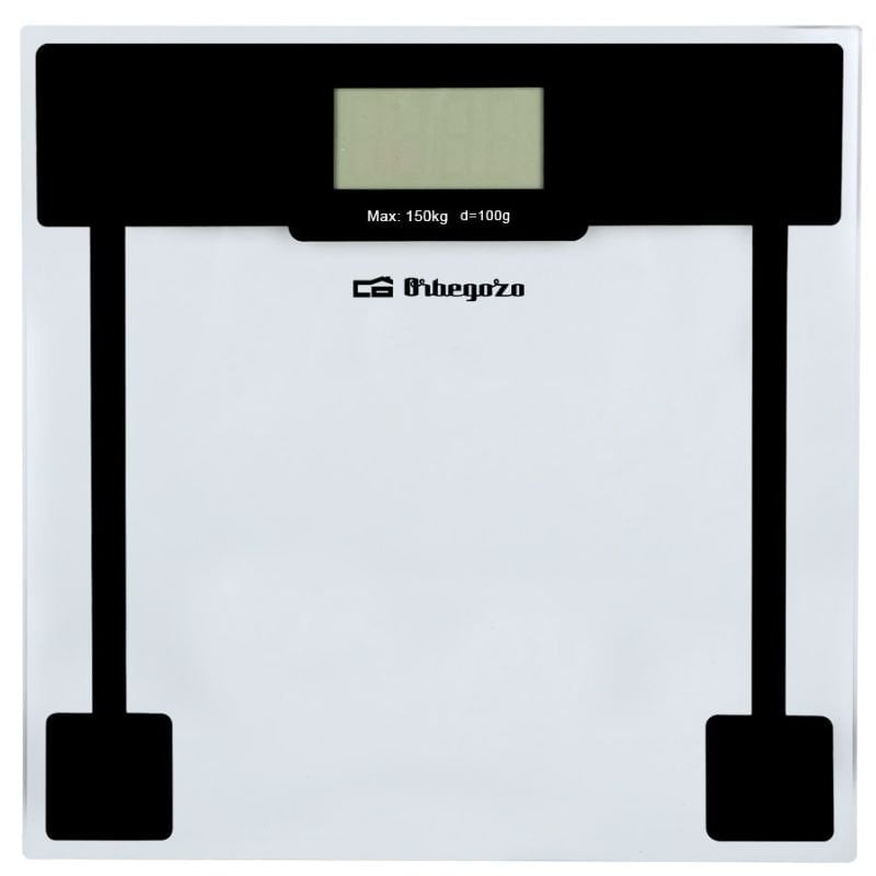 Báscula de Baño Orbegozo PB 2210/ Hasta 150kg/ Cristal