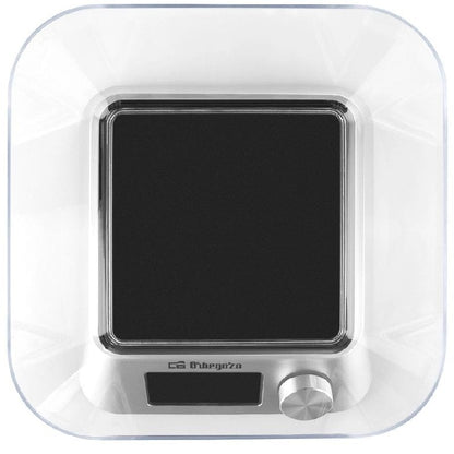 Báscula de Cocina Electrónica Orbegozo PC 1030 A/ hasta 5kg/ Plata