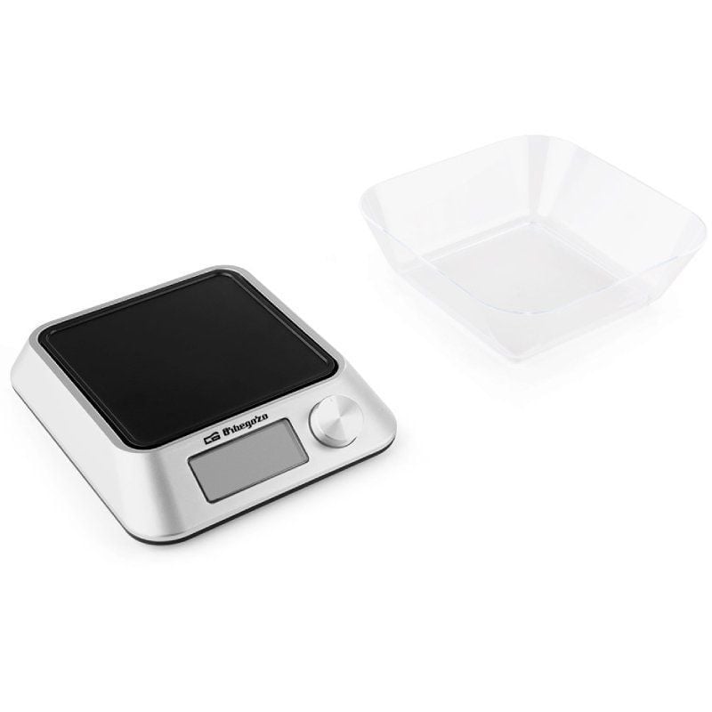 Balança de Cozinha Eletrónica Orbegozo PC 1030/ até 5kg/ Prata