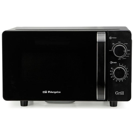 Microondas Orbegozo MIG 2071 CE/ 700W/ Capacidad 20L/ Función Grill/ Negro