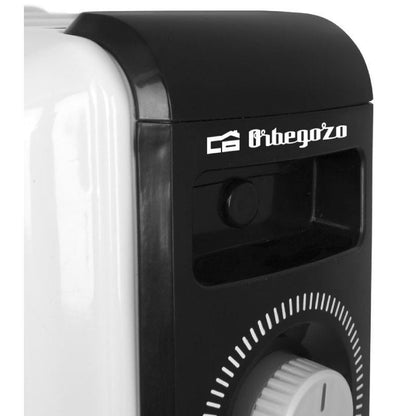 Radiador de Aceite Orbegozo RF 1000 A/ 2 Potencias/ 500-1000W/ 5 Elementos Caloríficos