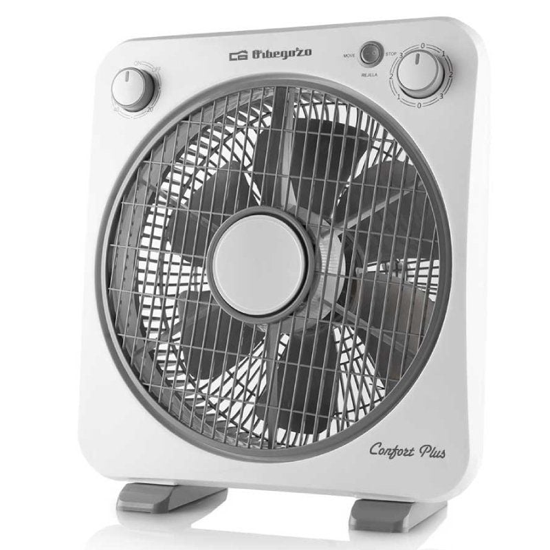 Ventilador de Chão Orbegozo Box Fan BF 0138/ 40W/ 6 Pás 30cm/ 3 velocidades