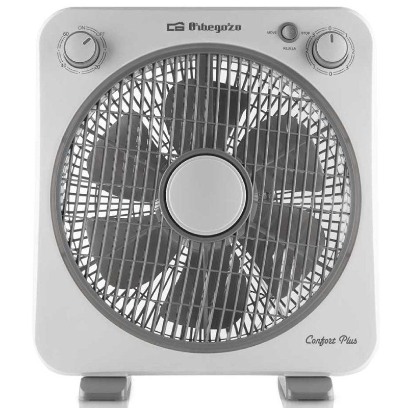 Ventilador de Chão Orbegozo Box Fan BF 0138/ 40W/ 6 Pás 30cm/ 3 velocidades