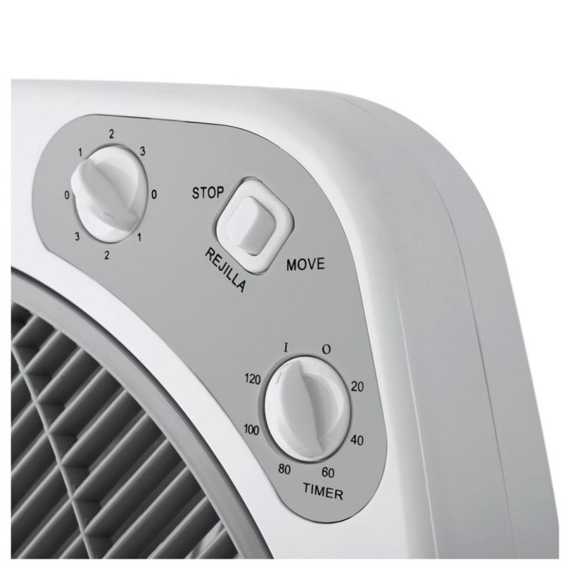 Ventilador de Suelo Orbegozo Box Fan BF 0140/ 60W/ 4 Aspas 40cm/ 3 velocidades