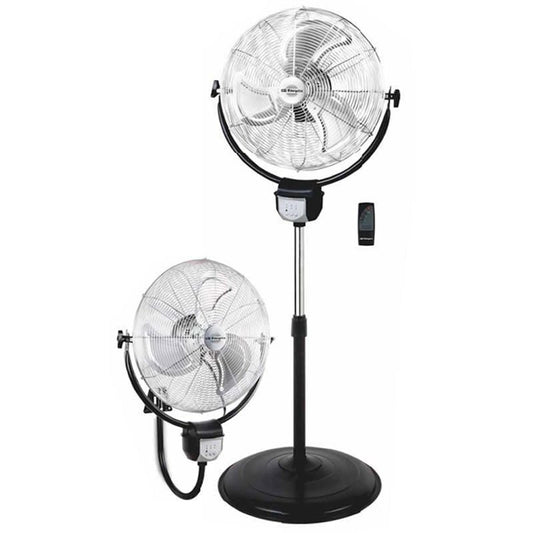 Ventilador 2 en 1 Orbegozo PWS 3050/ Pie/ Pared/ 120W/ Aspas 50cm/ 3 velocidades