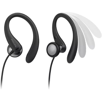 Auscultadores Desportivos Philips TAA1105BK/ com Microfone/ Jack 3.5/ Pretos