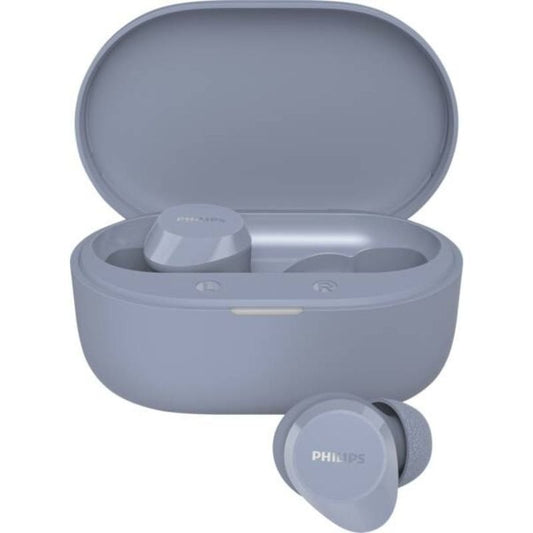 Auscultadores Bluetooth Philips TAT1300LB com estojo de carregamento/ Autonomia 6h/ Azuis