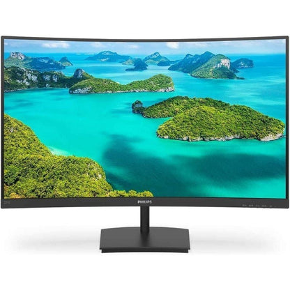 Monitor Curvo Philips E-Line 241E1SC 23.6"/ Full HD/ Negro