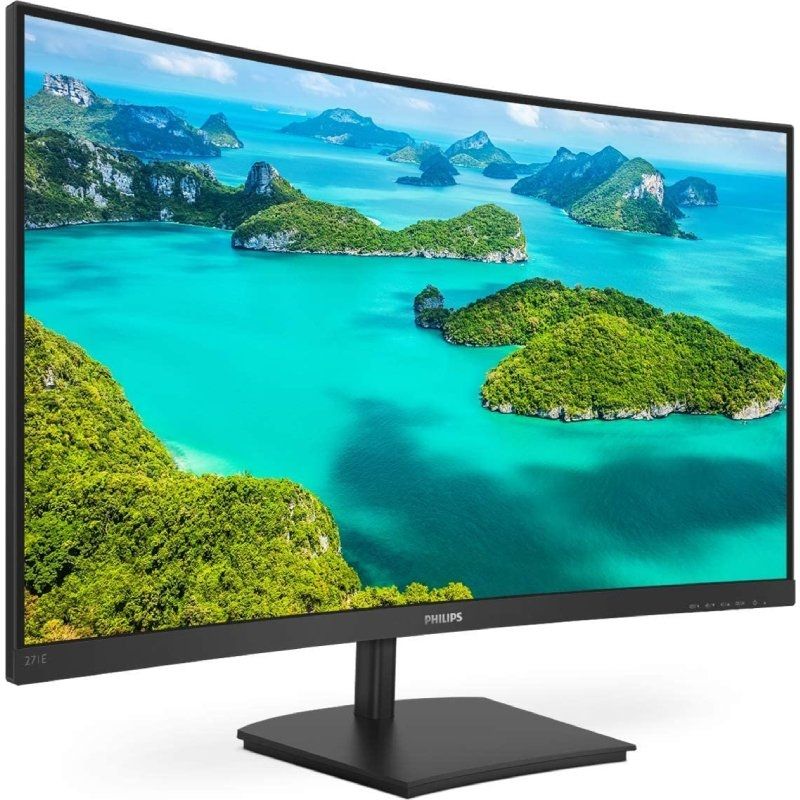 Monitor Curvo Philips E-Line 241E1SC 23.6"/ Full HD/ Negro