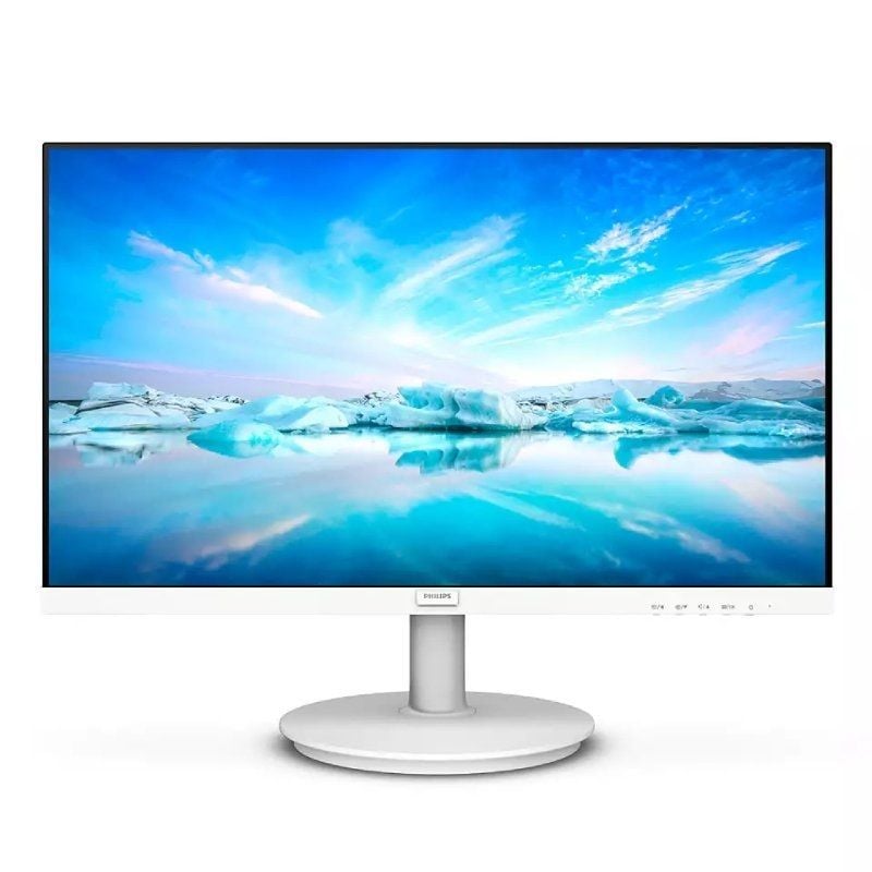 Monitor Philips 241V8AW 23.8"/ Full HD/ Multimédia/ Branco