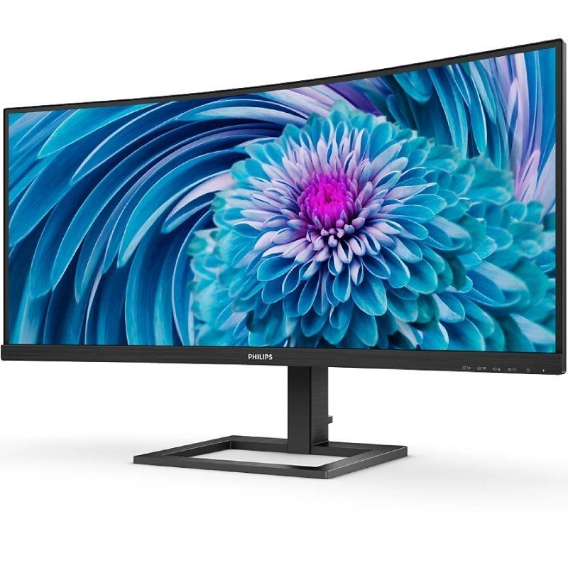 Monitor Profissional Ultrawide Curvo Philips 346E2CUAE 34"/ WQHD/ Multimédia/ Ajuste de altura/ Preto