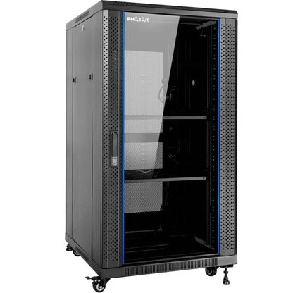 Armário Rack Mural Montado Phasak PHO 6618/ 19"/ Altura 18U